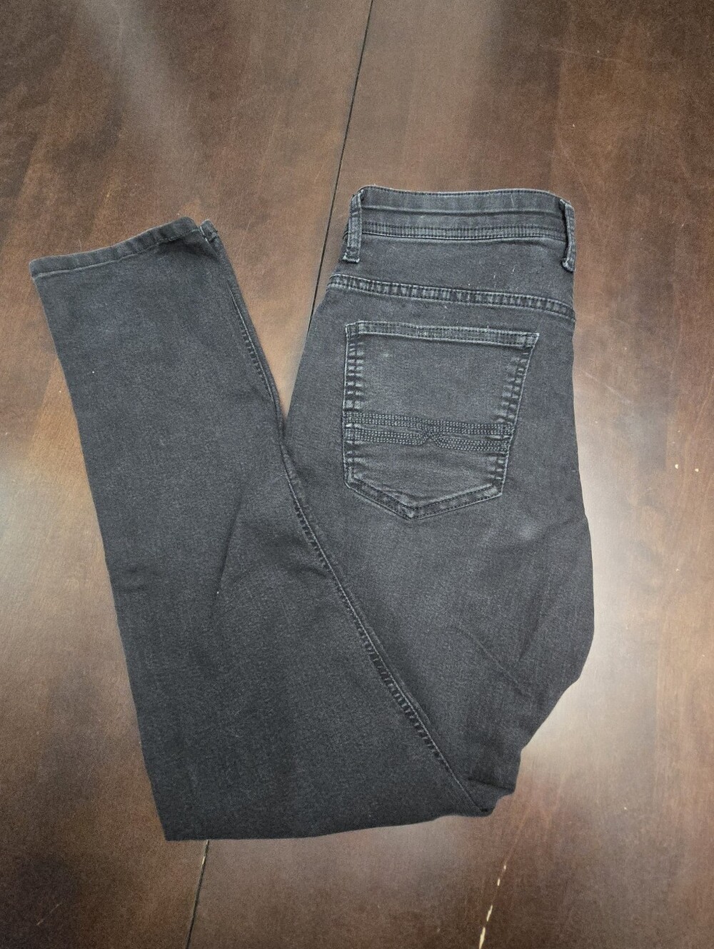 Buffalo David Bitton Jeans Mens 32x32 Ash-X Slim Stretch Black Denim Pants